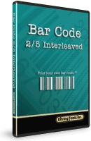 Barcode 2/5 Interleaved Font Set Box