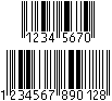 EAN 8 and 13